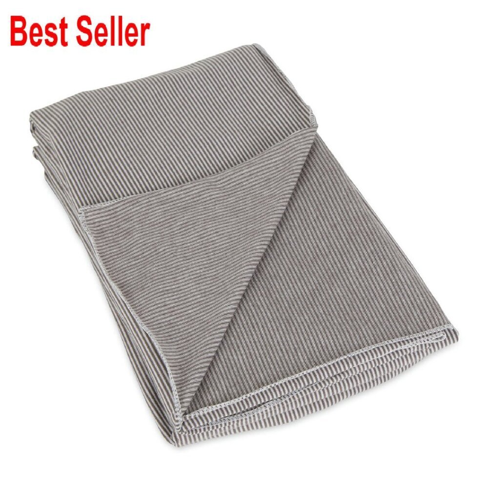 Oversized Blanket Scarf Jersey Stripe Minimal Chic Travel Accessories